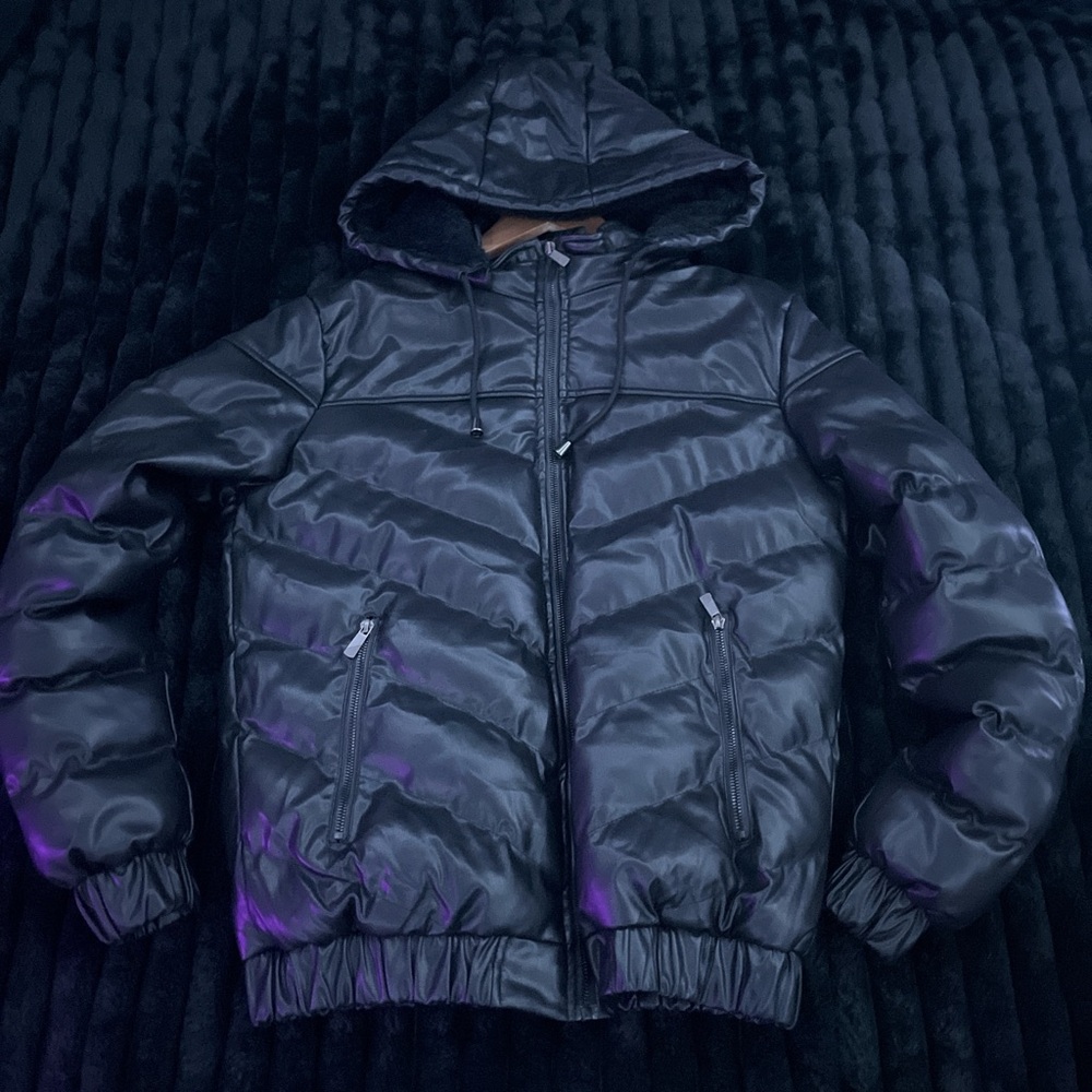 Collection B Shiny Black Jacket